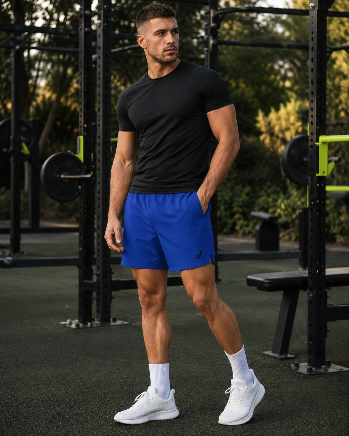 Men's Performance Shorts – Navy Blue