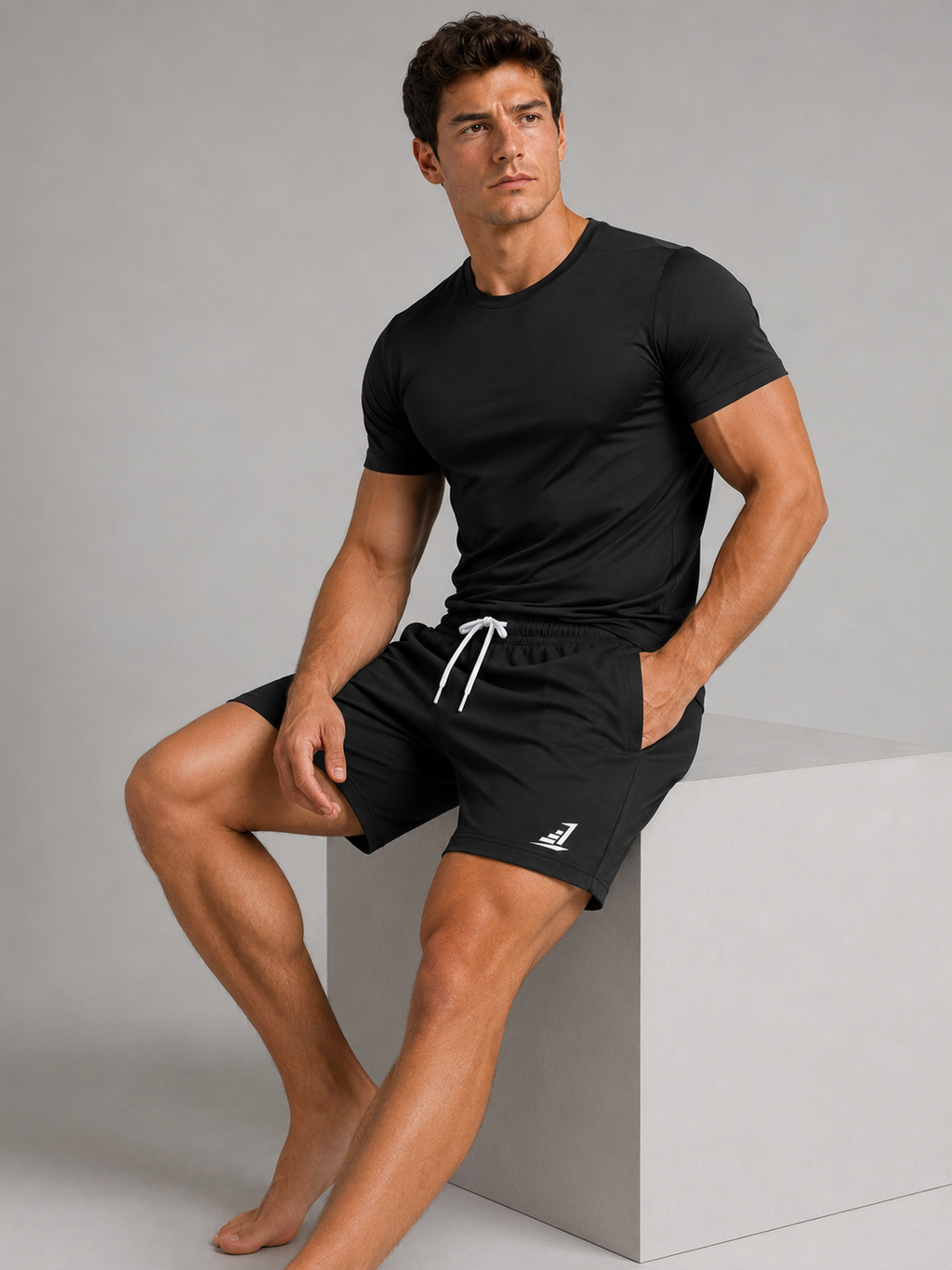 Men’s Levels Performance Shorts – Black