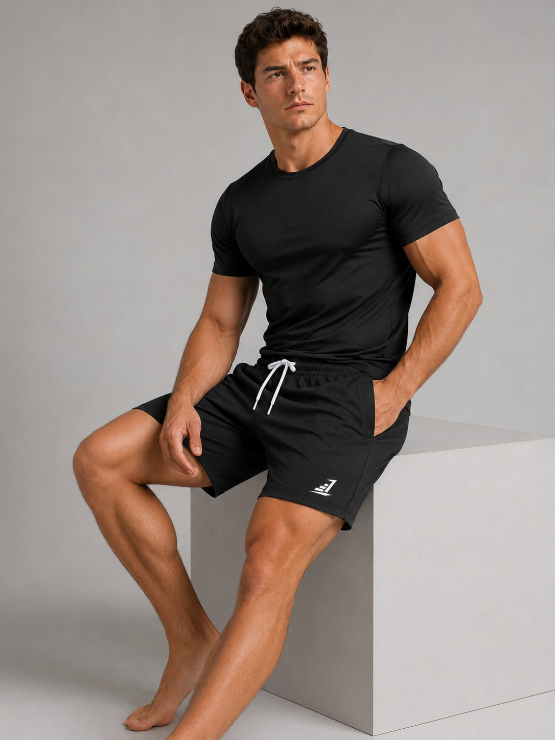 Men’s Levels Performance Shorts – Black