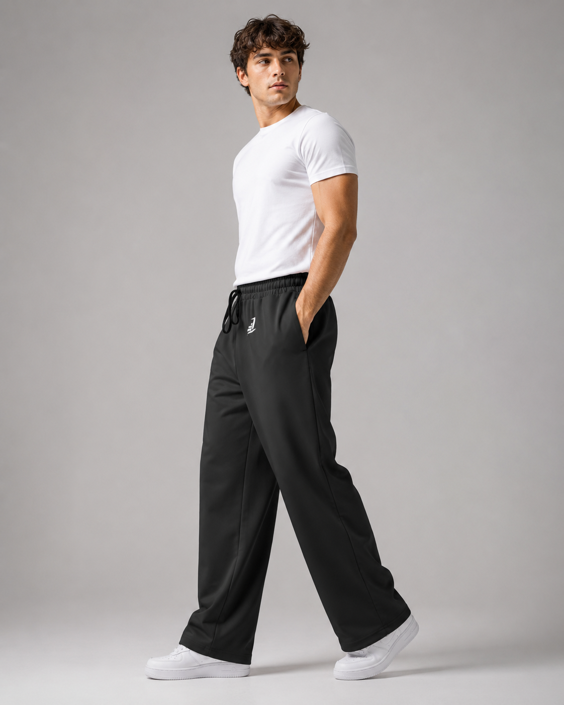 Men’s Black Athletic Joggers