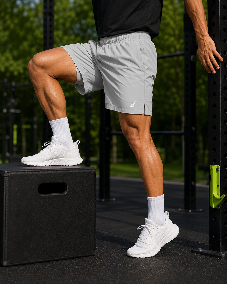 Men's Performance Shorts – Light Grey